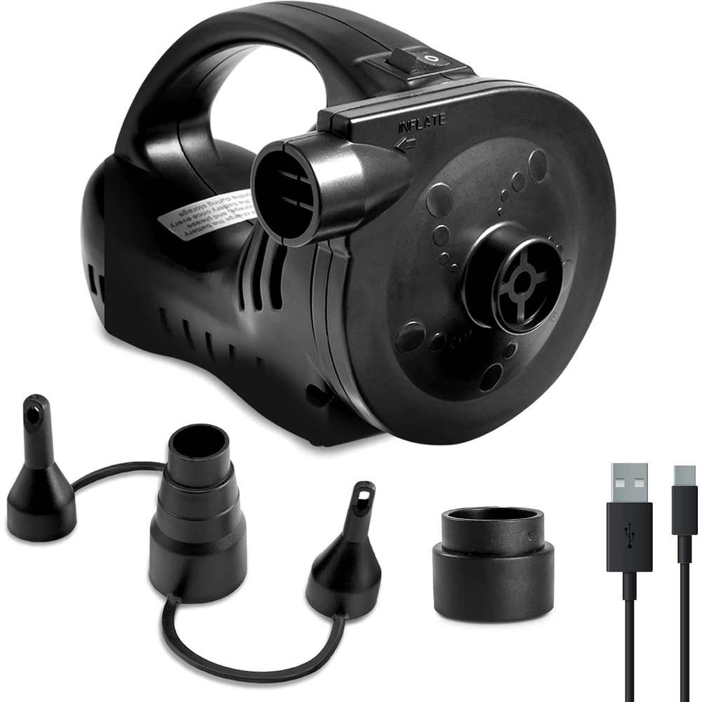 image:imageEtekcity Electric Air Pump Air Mattress Portable Pump for Inflatables Couch Pool Floats Blow up Pool Raft Bed Boat Toy