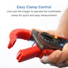 Etekcity Digital Clamp Meter Multimeter AC Current and AC/DC Voltage Tester with Amp, Volt, Ohm, Continuity, Diode and Resistance Test, Auto-Ranging, Red, MSR-C600
