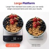 Etekcity Food Nutrition Scale, Digital Grams and Ounces, Large | Kitchen scale with tare, ideal for baking, weight loss, keto, meal prep, liquids and jewelry, 304 Stainless Steel(Stainless Steel-Silver)
