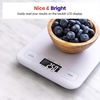 Etekcity Food Nutrition Scale, Digital Grams and Ounces, Large | Kitchen scale with tare, ideal for baking, weight loss, keto, meal prep, liquids and jewelry, 304 Stainless Steel(White)