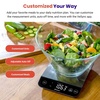Etekcity Food Nutrition Scale, Digital Grams and Ounces, Large | Kitchen scale with tare, ideal for baking, weight loss, keto, meal prep, liquids and jewelry, 304 Stainless Steel(Luminary Stainless Steel)