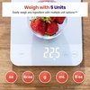 Etekcity Food Nutrition Scale, Digital Grams and Ounces, Large | Kitchen scale with tare, ideal for baking, weight loss, keto, meal prep, liquids and jewelry, 304 Stainless Steel(Achromatic White)