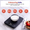 Etekcity Food Nutrition Scale, Digital Grams and Ounces, Large | Kitchen scale with tare, ideal for baking, weight loss, keto, meal prep, liquids and jewelry, 304 Stainless Steel(Midnight Black)