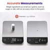 Etekcity Food Nutrition Scale, Digital Grams and Ounces, Large | Kitchen scale with tare, ideal for baking, weight loss, keto, meal prep, liquids and jewelry, 304 Stainless Steel(Stainless Steel-Silver)
