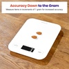Etekcity Food Nutrition Scale, Digital Grams and Ounces, Large | Kitchen scale with tare, ideal for baking, weight loss, keto, meal prep, liquids and jewelry, 304 Stainless Steel(Clean White)