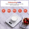 Etekcity Food Nutrition Scale, Digital Grams and Ounces, Large | Kitchen scale with tare, ideal for baking, weight loss, keto, meal prep, liquids and jewelry, 304 Stainless Steel(White)