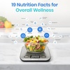 Etekcity Food Nutrition Scale, Digital Grams and Ounces, Large | Kitchen scale with tare, ideal for baking, weight loss, keto, meal prep, liquids and jewelry, 304 Stainless Steel(Silver)