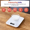 Etekcity Food Nutrition Scale, Digital Grams and Ounces, Large | Kitchen scale with tare, ideal for baking, weight loss, keto, meal prep, liquids and jewelry, 304 Stainless Steel(Clean White)