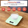Etekcity Food Nutrition Scale, Digital Grams and Ounces, Large | Kitchen scale with tare, ideal for baking, weight loss, keto, meal prep, liquids and jewelry, 304 Stainless Steel(Green)
