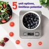 Etekcity Food Nutrition Scale, Digital Grams and Ounces, Large | Kitchen scale with tare, ideal for baking, weight loss, keto, meal prep, liquids and jewelry, 304 Stainless Steel(Stainless Steel)