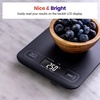 Etekcity Food Nutrition Scale, Digital Grams and Ounces, Large | Kitchen scale with tare, ideal for baking, weight loss, keto, meal prep, liquids and jewelry, 304 Stainless Steel(Midnight Black)