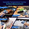 Etekcity Infrared Thermometer 774, Digital Temperature Gun for Cooking, Non Contact Electric Laser IR Temp Gauge, Home Repairs, Handmaking, Surface Measuring, -58 to 716 ℉, – 50 to 380 ℃, Yellow(Arctic Blue)
