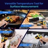 Etekcity Infrared Thermometer 774, Digital Temperature Gun for Cooking, Non Contact Electric Laser IR Temp Gauge, Home Repairs, Handmaking, Surface Measuring, -58 to 716 ℉, – 50 to 380 ℃, Yellow(Laser Yellow)