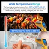 Etekcity Infrared Thermometer Laser Temperature Gun 774, Orange | Cooking, Pizza Oven, Griddle, BBQ, Meat, HVAC, Engine, Adjustable Emissivity, MAX Display, Surface Measurement(Yellow 2 Laser)