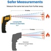 Etekcity Infrared Thermometer Laser Temperature Gun 774, Orange | Cooking, Pizza Oven, Griddle, BBQ, Meat, HVAC, Engine, Adjustable Emissivity, MAX Display, Surface Measurement(Yellow D:S 16:1)