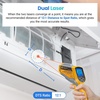 Etekcity Infrared Thermometer Laser Temperature Gun 774, Orange | Cooking, Pizza Oven, Griddle, BBQ, Meat, HVAC, Engine, Adjustable Emissivity, MAX Display, Surface Measurement(Yellow 2 Laser)