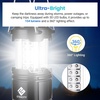 Etekcity LED Camping Lanterns, Battery Included, 4 Pack | Power Outages, Hurricane Preparedness, Camping Essentials, Emergency Kit, Water Resistant, Collapsible Design(4 Pack)