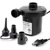 Etekcity Air Pump for Inflatables, Portable Electric Air Mattress Pump, Quick-Fill Perfect Inflator/Deflator for Couch, Blow up Pool Floats Raft Bed Boat Toy with Nozzles, 110-120V, Black(Black)