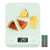 Etekcity Food Nutrition Scale, Digital Grams and Ounces, Large | Kitchen scale with tare, ideal for baking, weight loss, keto, meal prep, liquids and jewelry, 304 Stainless Steel(Mint Green)