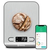 Etekcity Food Nutrition Scale, Digital Grams and Ounces, Large | Kitchen scale with tare, ideal for baking, weight loss, keto, meal prep, liquids and jewelry, 304 Stainless Steel(Silver)