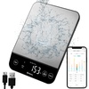 Etekcity Food Nutrition Scale, Digital Grams and Ounces, Large | Kitchen scale with tare, ideal for baking, weight loss, keto, meal prep, liquids and jewelry, 304 Stainless Steel(Luminary Stainless Steel)