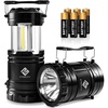 image:imageEtekcity LED Camping Lantern for Emergency Light Hurricane Supplies Lanterns for Survival Kits Power Outages  Battery Powered Operated Lanterns Lamp Camping Gear Accessories  2 Pack