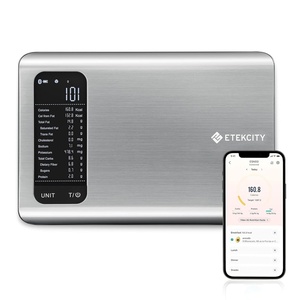 Etekcity Food Nutrition Scale, Digital Grams and Ounces, Large | Kitchen scale with tare, ideal for baking, weight loss, keto, meal prep, liquids and jewelry, 304 Stainless Steel(Stainless Steel 1)