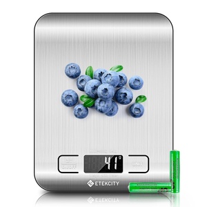 Etekcity Food Nutrition Scale, Digital Grams and Ounces, Large | Kitchen scale with tare, ideal for baking, weight loss, keto, meal prep, liquids and jewelry, 304 Stainless Steel(Stainless Steel)