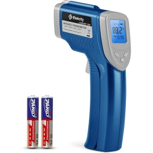 Etekcity Infrared Thermometer 774, Digital Temperature Gun for Cooking, Non Contact Electric Laser IR Temp Gauge, Home Repairs, Handmaking, Surface Measuring, -58 to 716 ℉, – 50 to 380 ℃, Yellow(Arctic Blue)