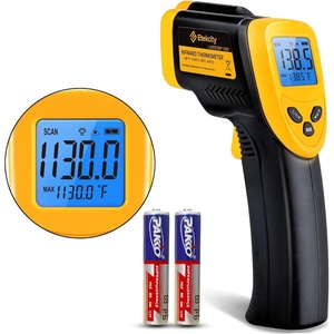 Etekcity Infrared Thermometer Laser Temperature Gun 774, Orange | Cooking, Pizza Oven, Griddle, BBQ, Meat, HVAC, Engine, Adjustable Emissivity, MAX Display, Surface Measurement(Laser Yellow)