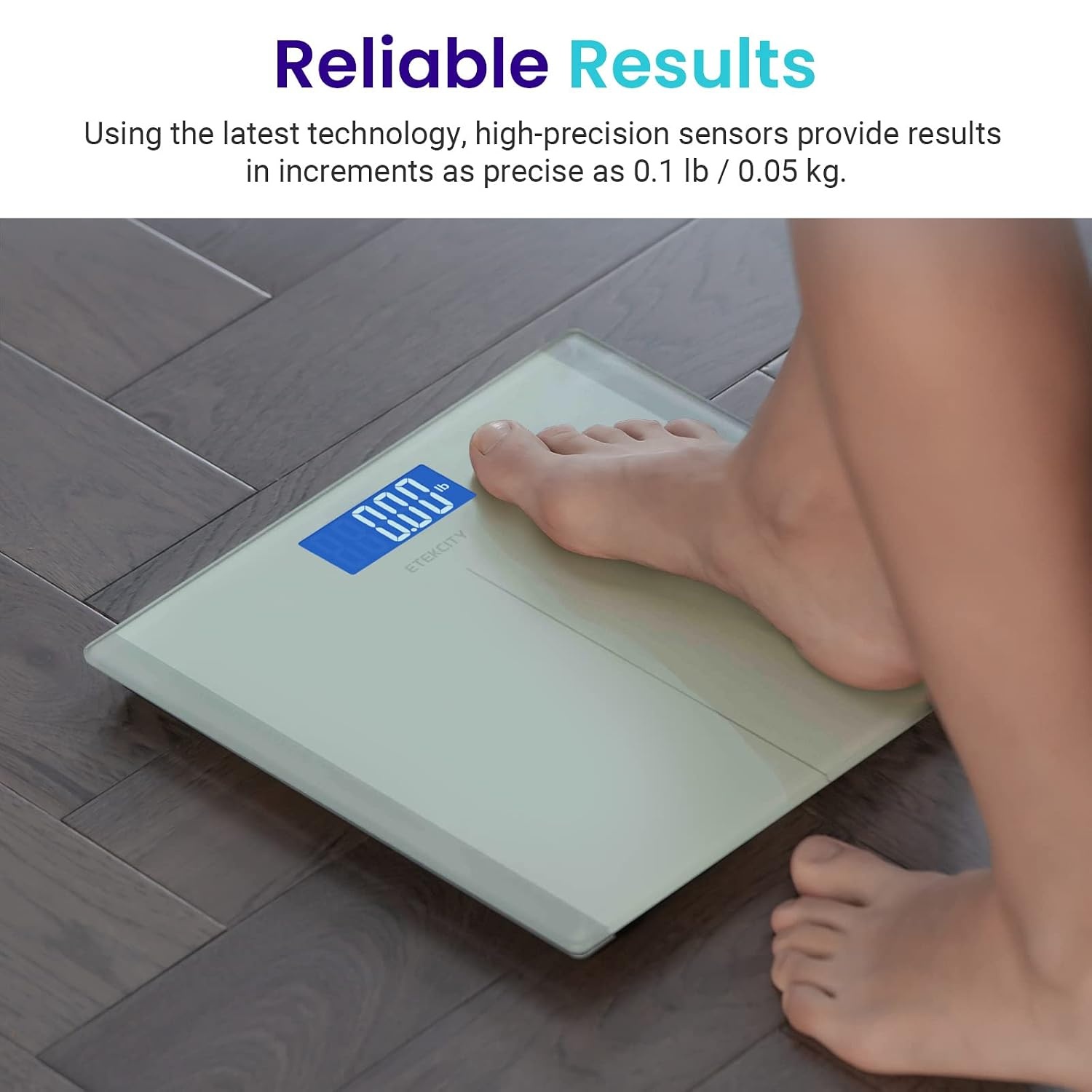 image:imageEtekcity Smart Scale for Body Weight and Fat BMI FSA Eligible Black HSA Eligible Digital Scale for BMI Muscle Mass and Body Composition with Apple Health TFT Display Tempered GlassWhite