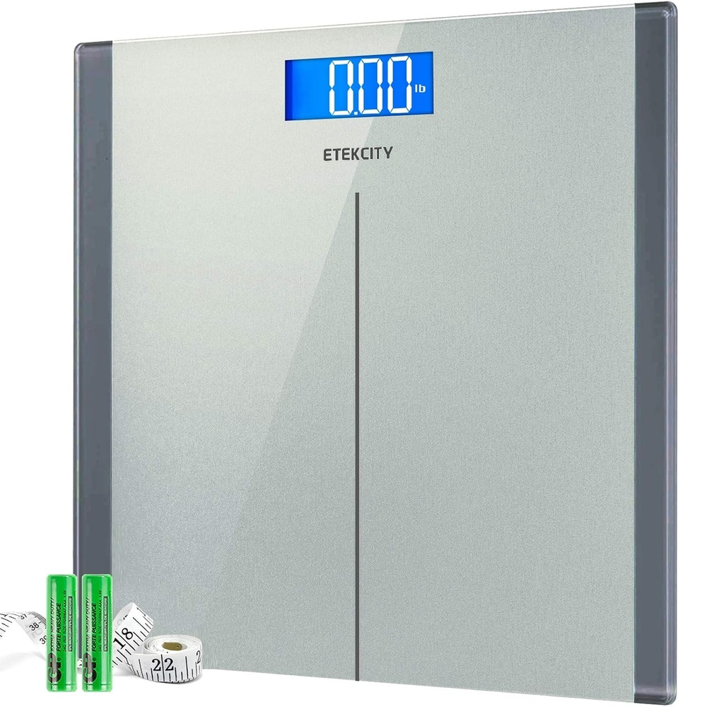 image:imageEtekcity Smart Scale for Body Weight and Fat BMI FSA Eligible Black HSA Eligible Digital Scale for BMI Muscle Mass and Body Composition with Apple Health TFT Display Tempered GlassGrey