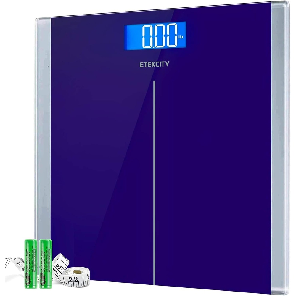 image:imageEtekcity Smart Scale for Body Weight and Fat BMI FSA Eligible Black HSA Eligible Digital Scale for BMI Muscle Mass and Body Composition with Apple Health TFT Display Tempered GlassDeepBlue