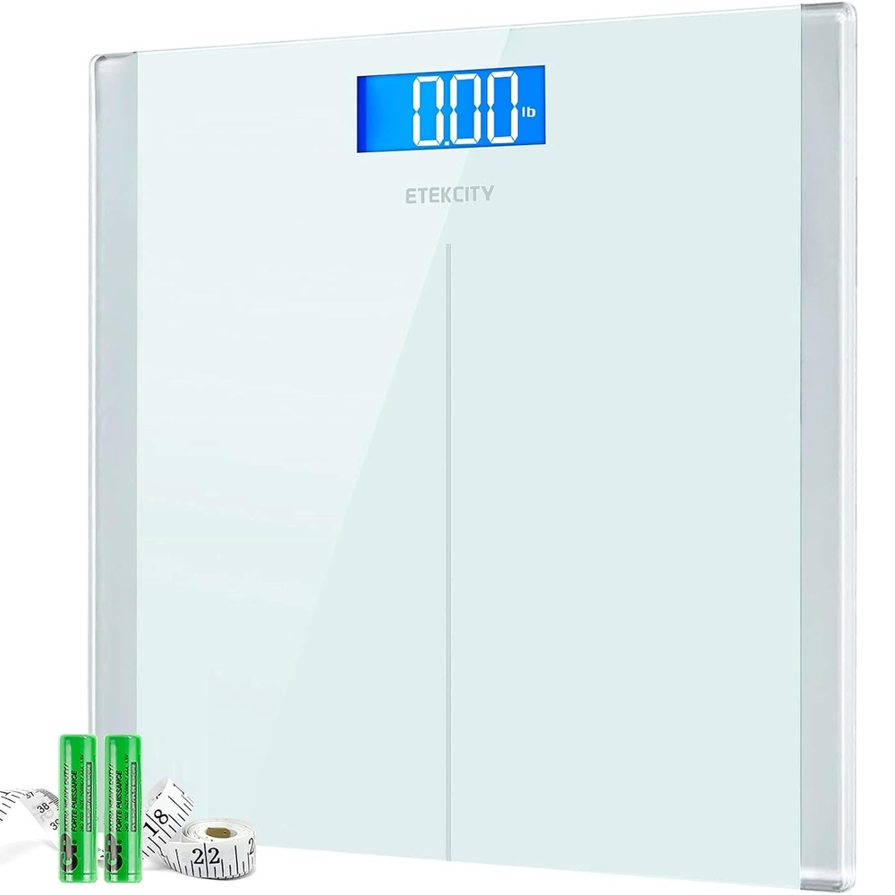 image:imageEtekcity Smart Scale for Body Weight and Fat BMI FSA Eligible Black  HSA Eligible Digital Scale for BMI Muscle Mass and Body Composition with Apple Health TFT Display Tempered GlassWhite
