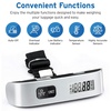 Etekcity Luggage Scale, Digital Suitcase Weight Scale for Travel, 110 lb | Travel Essentials, Air Travel, Suitcase, Hanging Hook, Rubber Grip, Battery Included, Easy-to-Read Display(Ash Silver)