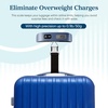 Etekcity Luggage Scale, Digital Suitcase Weight Scale for Travel, 110 lb | Travel Essentials, Air Travel, Suitcase, Hanging Hook, Rubber Grip, Battery Included, Easy-to-Read Display(Bright Blue)