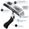 Etekcity Luggage Scale, Digital Suitcase Weight Scale for Travel, 110 lb | Travel Essentials, Air Travel, Suitcase, Hanging Hook, Rubber Grip, Battery Included, Easy-to-Read Display(Ash Silver-2 pack)