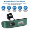 Etekcity Luggage Scale, Digital Suitcase Weight Scale for Travel, 110 lb | Travel Essentials, Air Travel, Suitcase, Hanging Hook, Rubber Grip, Battery Included, Easy-to-Read Display(Green)
