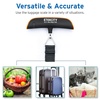 Etekcity Luggage Scale, Digital Suitcase Weight Scale for Travel, 110 lb | Travel Essentials, Air Travel, Suitcase, Hanging Hook, Rubber Grip, Battery Included, Easy-to-Read Display(Orange)