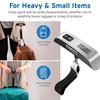 Etekcity Luggage Scale, Digital Suitcase Weight Scale for Travel, 110 lb | Travel Essentials, Air Travel, Suitcase, Hanging Hook, Rubber Grip, Battery Included, Easy-to-Read Display(Ash Silver-2 pack)