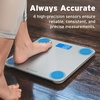 Etekcity Smart Scale for Body Weight and Fat, BMI, FSA Eligible, Black | HSA Eligible, Digital Scale for BMI, Muscle Mass and Body Composition, with Apple Health, TFT Display, Tempered Glass(Light Grey)