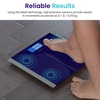Etekcity Smart Scale for Body Weight and Fat, BMI, FSA Eligible, Black | HSA Eligible, Digital Scale for BMI, Muscle Mass and Body Composition, with Apple Health, TFT Display, Tempered Glass(Deep-Blue)