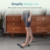 Etekcity Smart Scale for Body Weight and Fat, BMI, FSA Eligible, Black | HSA Eligible, Digital Scale for BMI, Muscle Mass and Body Composition, with Apple Health, TFT Display, Tempered Glass(Clear Black)