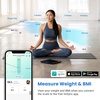 Etekcity Smart Scale for Body Weight and Fat, BMI, FSA Eligible, Black | HSA Eligible, Digital Scale for BMI, Muscle Mass and Body Composition, with Apple Health, TFT Display, Tempered Glass(Carbon Black)