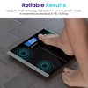 Etekcity Smart Scale for Body Weight and Fat, BMI, FSA Eligible, Black | HSA Eligible, Digital Scale for BMI, Muscle Mass and Body Composition, with Apple Health, TFT Display, Tempered Glass(Black)