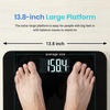 Etekcity Smart Scale for Body Weight and Fat, BMI, FSA Eligible, Black | HSA Eligible, Digital Scale for BMI, Muscle Mass and Body Composition, with Apple Health, TFT Display, Tempered Glass(Classic Black)