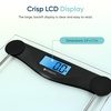 Etekcity Smart Scale for Body Weight and Fat, BMI, FSA Eligible, Black | HSA Eligible, Digital Scale for BMI, Muscle Mass and Body Composition, with Apple Health, TFT Display, Tempered Glass(Clear Black)