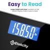 Etekcity Smart Scale for Body Weight and Fat, BMI, FSA Eligible, Black | HSA Eligible, Digital Scale for BMI, Muscle Mass and Body Composition, with Apple Health, TFT Display, Tempered Glass(Black)