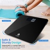 Etekcity Smart Scale for Body Weight and Fat, BMI, FSA Eligible, Black | HSA Eligible, Digital Scale for BMI, Muscle Mass and Body Composition, with Apple Health, TFT Display, Tempered Glass(Classic Black)