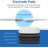 Etekcity TENS Unit Replacement Pads Electrodes for Back Pain Relief, Self-Adhesive & Gel Free for Electrotherapy White (Pack of 16)